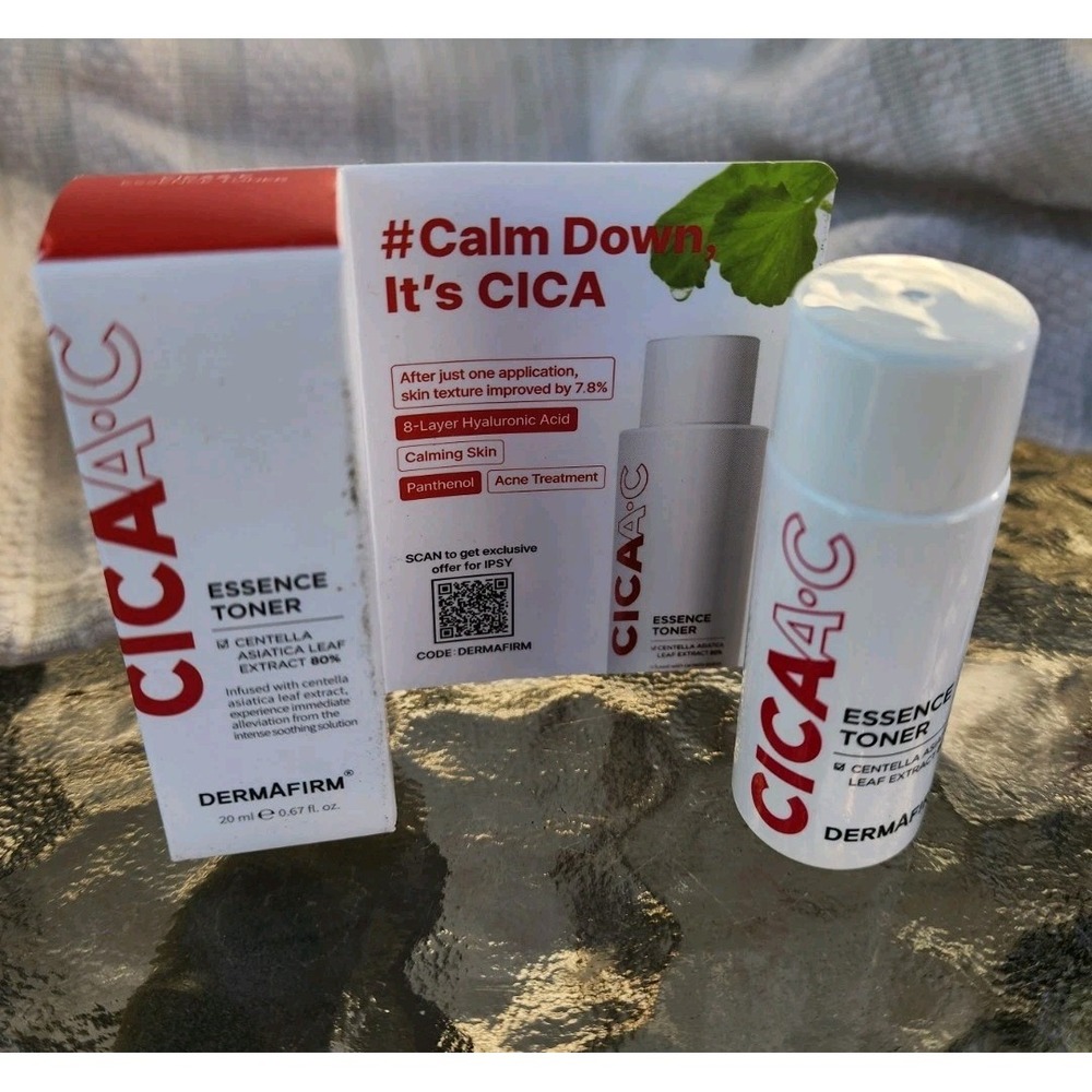 DERMAFIRM CICA AC Essence Toner #calmdown 20ml / 0.67fl oz NEW in Box